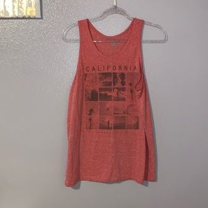 Old Navy premium California red casual summer tank top
